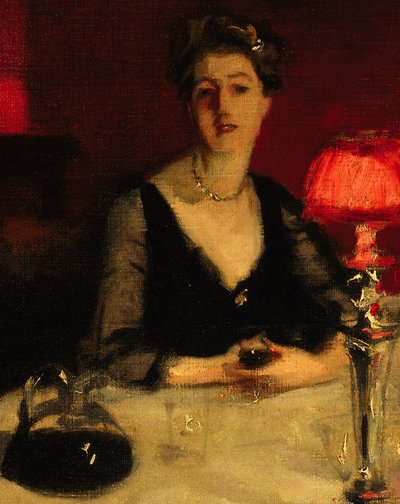 Le Verre de Porto (detail) by John Singer Sargent